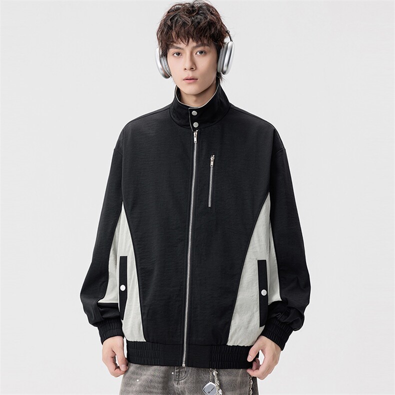 美式大码休闲夹克外套8576-P70控129大码元,男装夹克,星座209