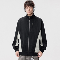 美式大码休闲夹克外套8576-P70控129大码元，男装夹克，星座209
