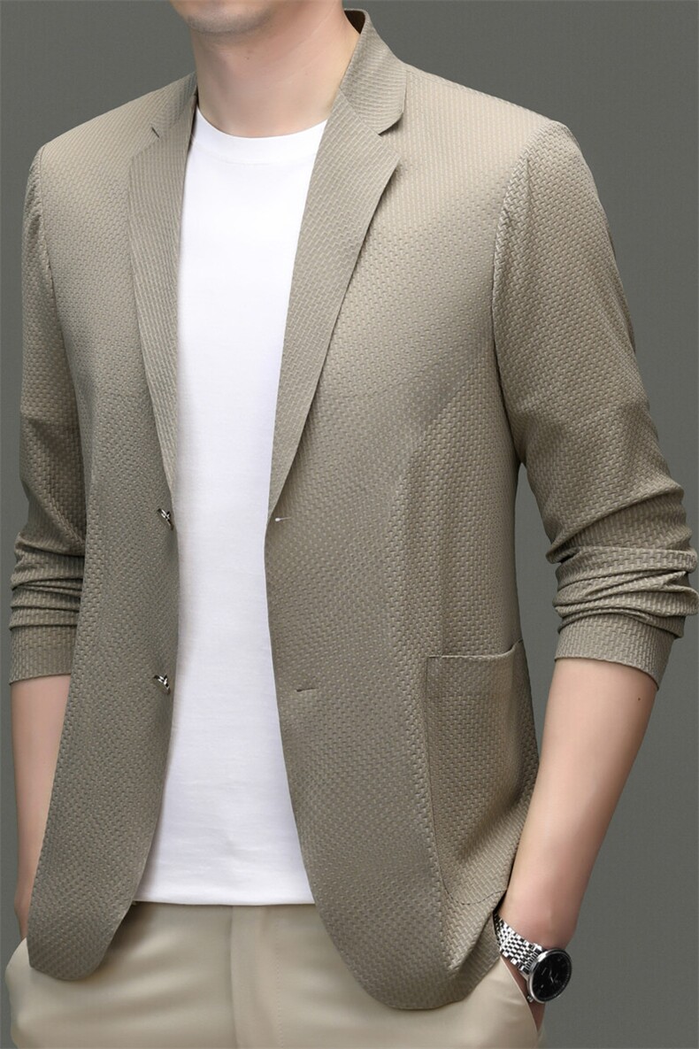 R-XF1002男式春秋新款长袖简约西服休闲商务便服西装单西,男装西服套装,电商B360