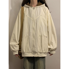 XZ102B-1春秋季宽松/连帽休闲外套潮夹克JK2538-P75，男装夹克，星座102B-1