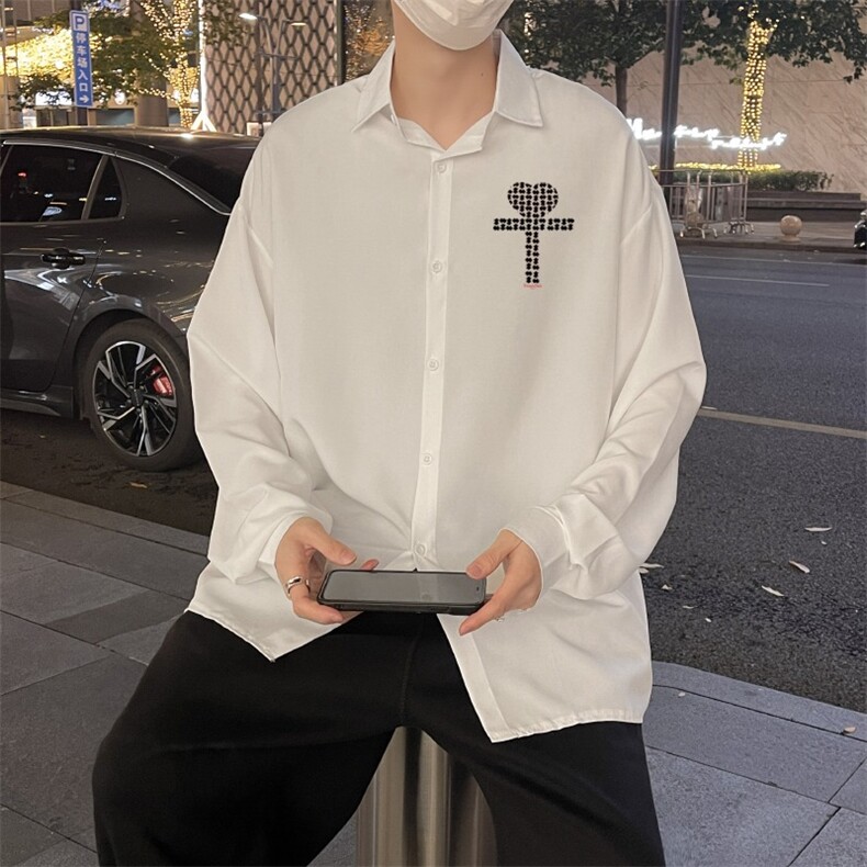 男士长袖日系学院风衬衣男装S1107P32,男装衬衫,星座1116-2