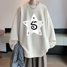 麂皮绒卫衣男大码重磅长袖t恤男JW81368-P35，男装卫衣，电商A040