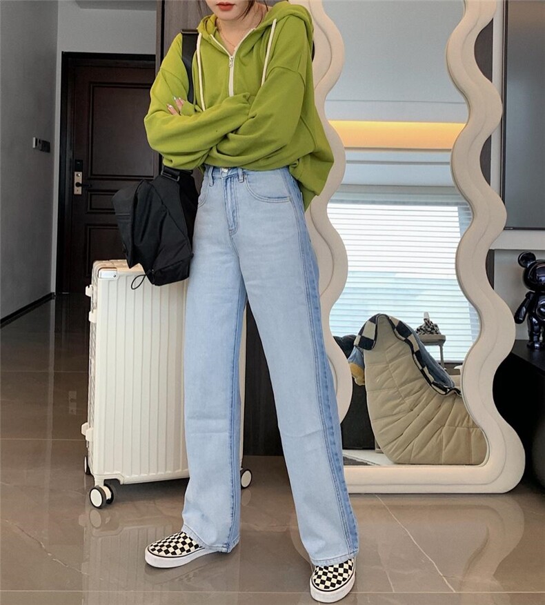 AB面宽松直筒，其它，朵朵鱼