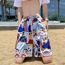 2024夏季薄款沙滩五分裤新款潮牌宽松休闲短裤男现货K8031-P21，男装牛仔裤，星座512-3