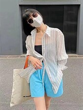 夏季新款韩版时尚小字母休闲防晒衣，其它，L·H·X