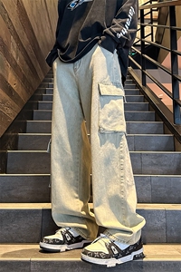 2024 春季新款 外景大码美式工装牛仔裤M-5X GK24108-P60图片