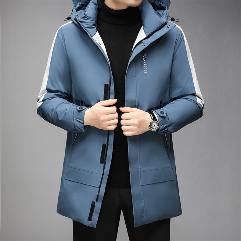 羽绒服男中长款潮流21新款男士连帽防寒保暖冬装外套GR69018-P310,男装羽绒服,电商B212（原钱塘6029）