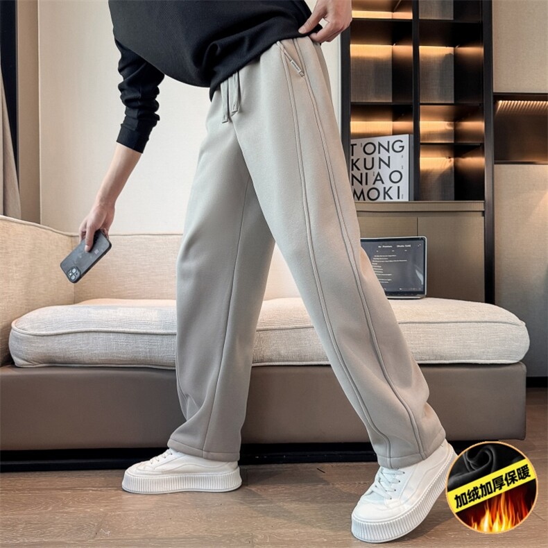 抖音K6265常规P55控88加绒P65控98店主小伙轻熟加绒弯刀卫裤，男装休闲裤，电商B340