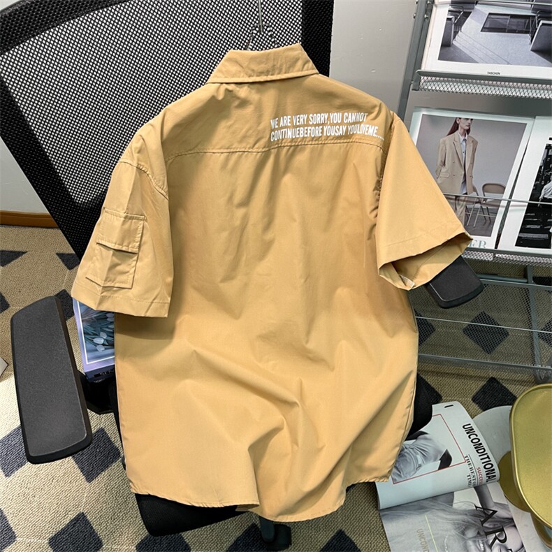 衬衫男港风日系韩版潮流帅气衬衣CS512P30,男装衬衫,星座1116-2