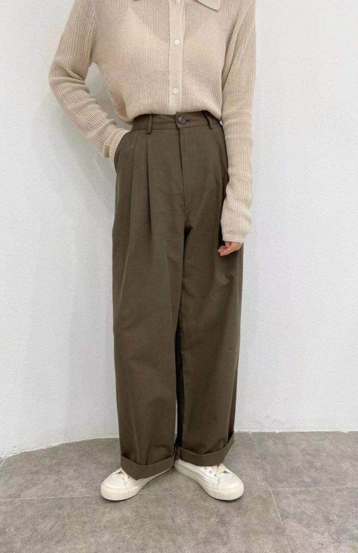 【现货】秋季新品设计款拖地裤，其它，一·贝宣