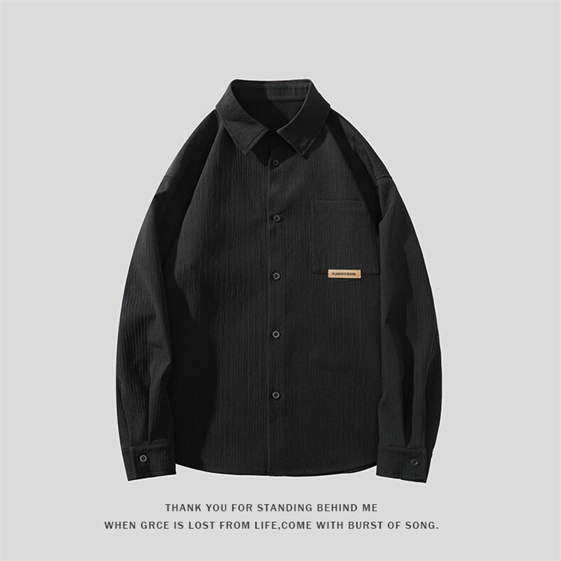 特批38无差价2025春季新款面料：聚酯纤维C871,男装衬衫,电商A001