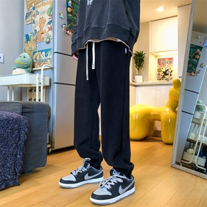 2024冬季加绒加厚休闲裤男束脚裤裤子313A-1-NK76-P65 控78图片
