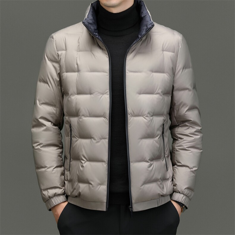 CSYR82373钱塘2020-2新款商务休闲冬季厚款中年男士羽绒服P185,男装羽绒服,钱塘207-2