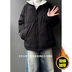 现货高品质美式高街冬季重磅三防加绒加厚羽绒棉衣厚外套棉服图片
