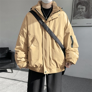 棉服男冬季新款港风宽松连帽棉衣MF9006-P90图片