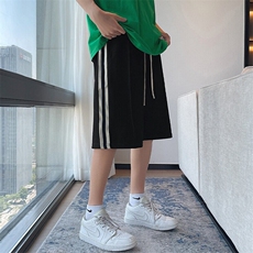 K7010-特P35休闲时尚侧边条纹短裤男夏季薄款宽松直筒休闲短裤，男装休闲裤，电商D310B