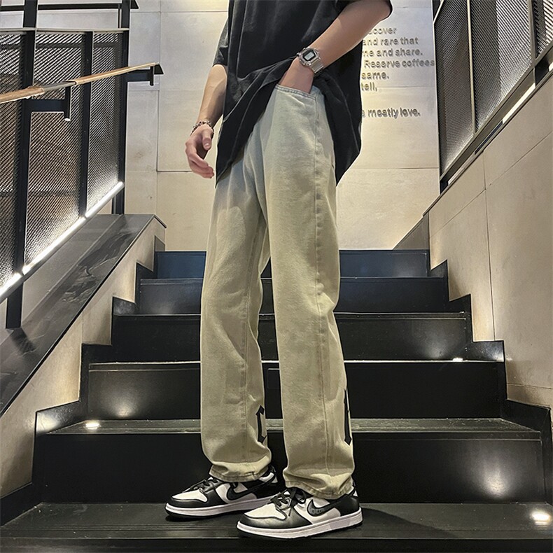 秋季美式ins高街印花牛仔裤712-N356M-XXLP60,男装牛仔裤,星座712