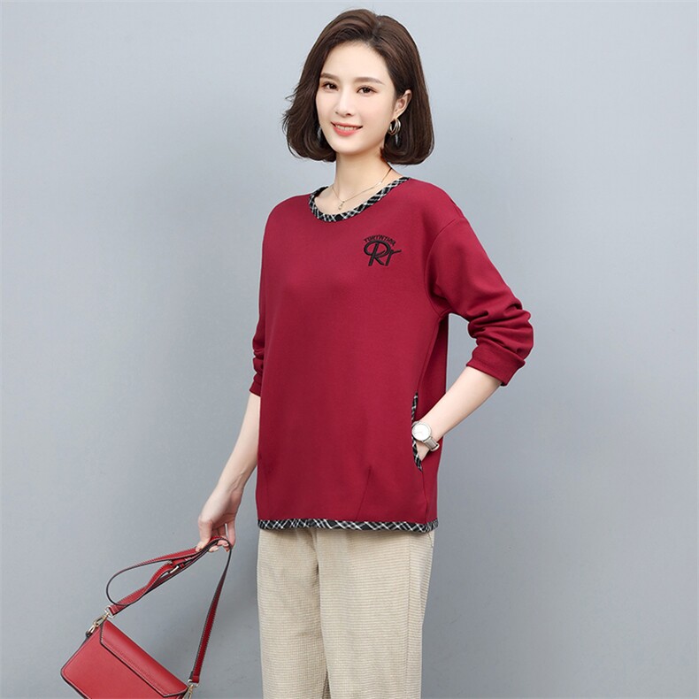2023年春季新款卫衣女宽松显瘦韩版时尚百搭上衣服女打底衫,女装卫衣/绒衫,独衣靓