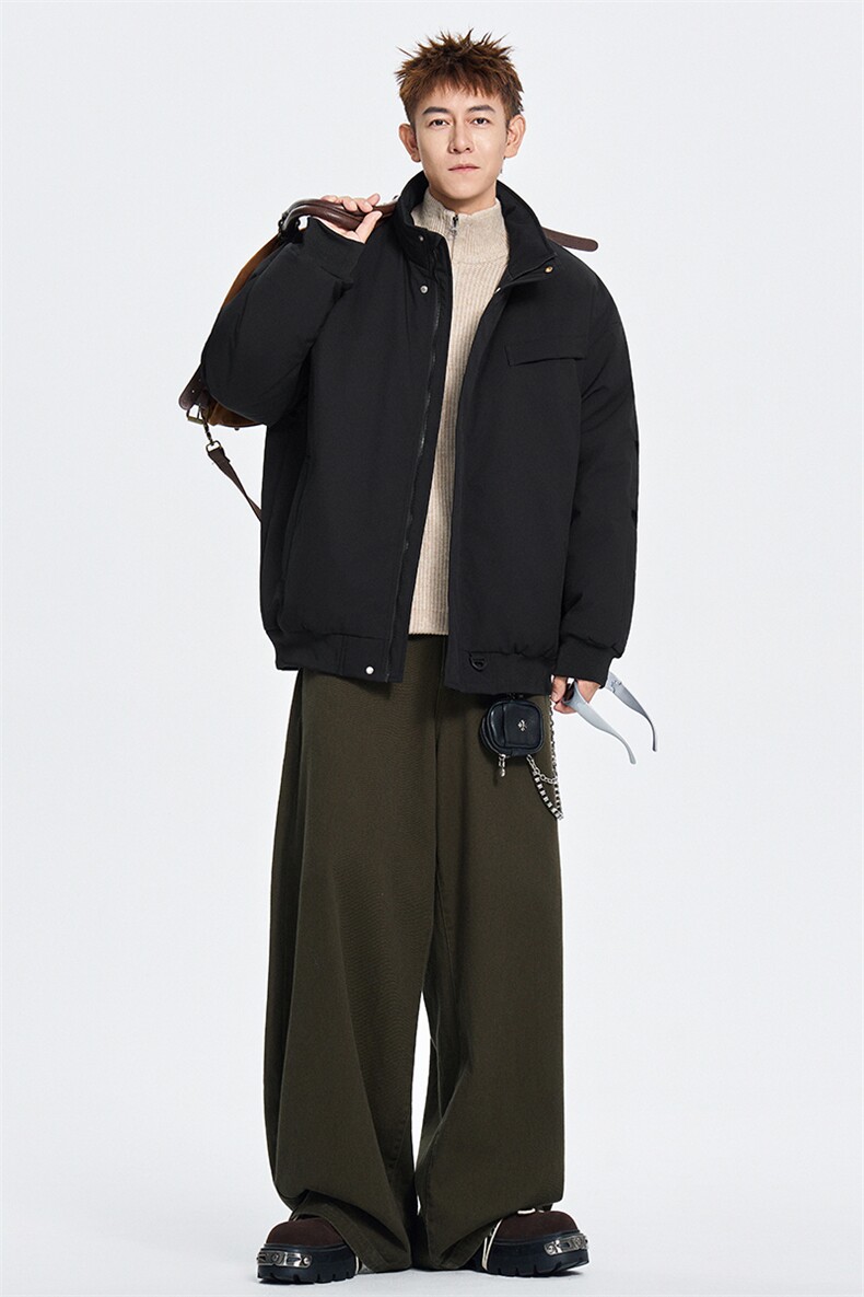 深度库存棉衣男宽松面包服立领加厚棉袄DSA157B-M8833-TP73,男装棉衣,电商A157B