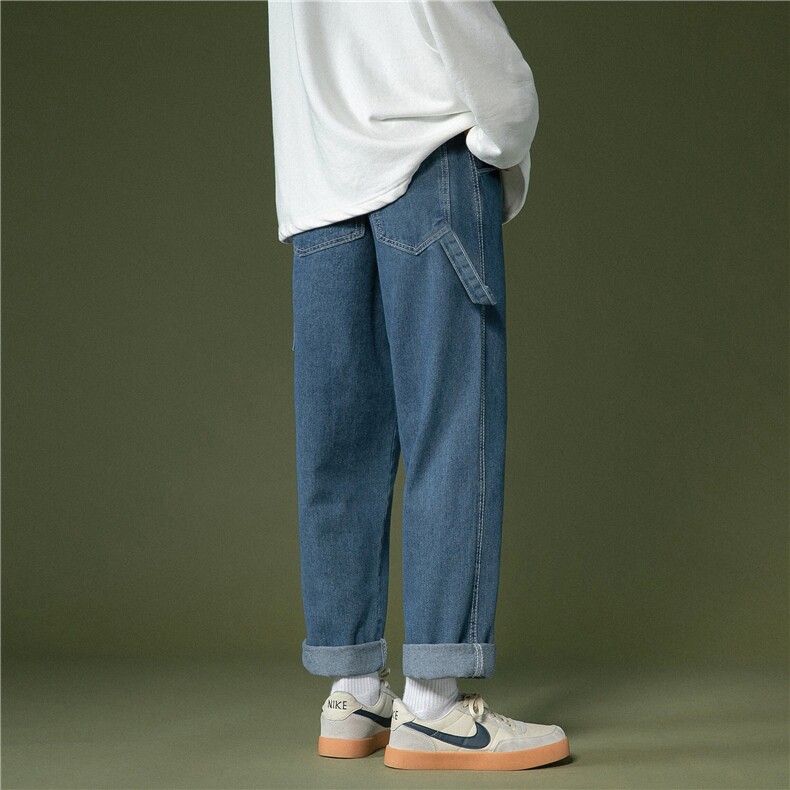 k755-p45-控58现货性高阶港风中性ins宽松牛仔裤,男装牛仔裤,星座116
