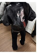 明星同款美式痞帅蜻蜓女人外套机车夹克文艺简约流行原宿PJ01P95，男装夹克，电商D256-2(原A064-2)