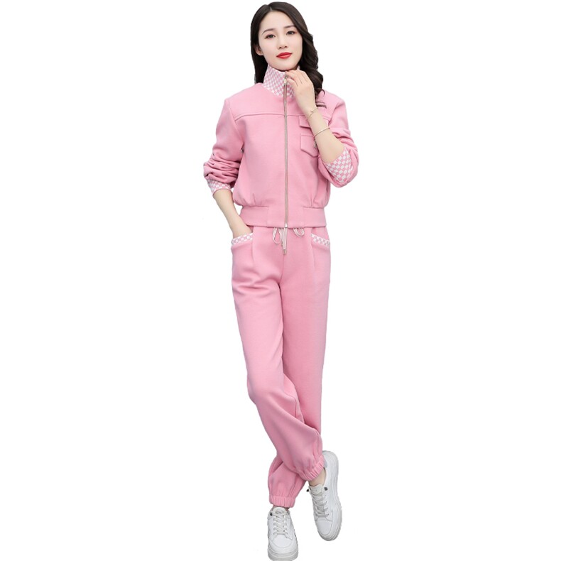 2022春季新款学院御姐风高级感炸街两件套,女装套装/套裙,仟媚宠