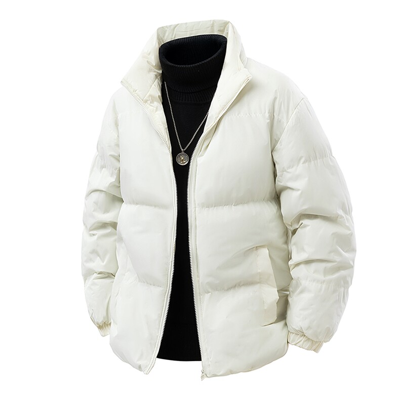 得物二开跑量棉衣休闲加厚棉服男女同款情侣纯色面包服218-35,男装棉衣,星座1402-1