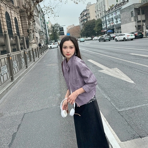 短款机车pu皮外套女2024秋季新款欧美时尚拉链口袋显瘦皮夹克女潮图片
