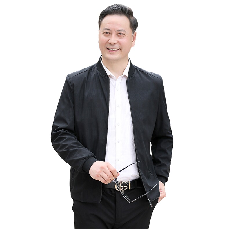 NN9952钱塘2020-3中年男士春秋商务休闲简约百搭夹克外套P57,男装夹克,钱塘207-3