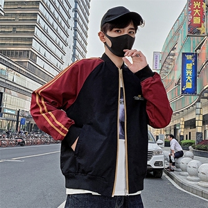 秋季男士外套春秋ins潮流港风休闲夹克男装J图片