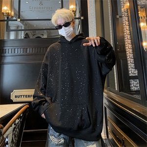 抖音得物高品质重磅全棉二开支持退换 360克满天星连帽卫衣 CM10图片
