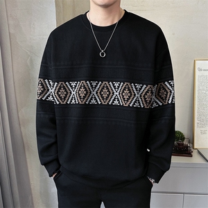 现货圆领卫衣男青年春秋简约潮流百搭卫衣TW5641-P63