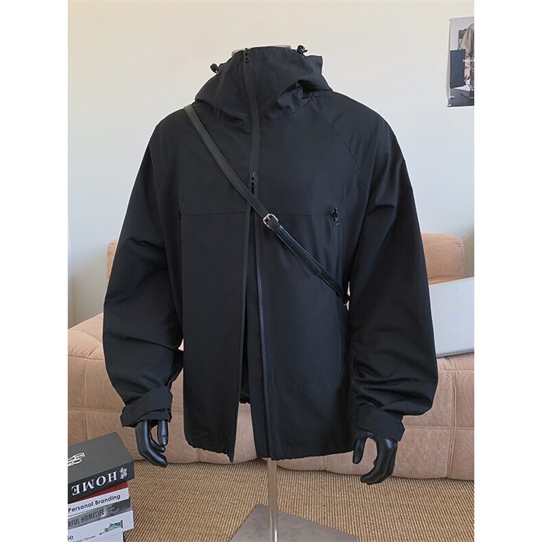 JK5008/P65春装新款个性软壳冲锋衣夹克男潮上衣外套图片