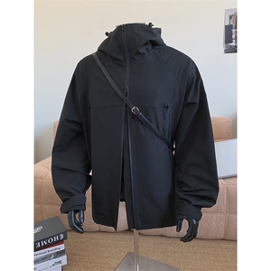 JK5008/P65春装新款个性软壳冲锋衣夹克男潮上衣外套图片