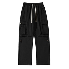 日系无影墙秋季新款工装裤宽松直筒伞兵裤休闲长裤A436-571-P45，男装工装外套，电商A436