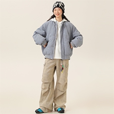 2025冬季新款男日系潮牌立领白鸭绒羽绒服加厚外套棉衣YR72-F255，男装羽绒服，电商A101（原外27）
