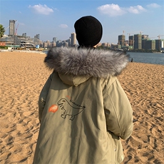 MM48040-P130冬季大毛领棉衣男士大码加厚棉袄男棉服，男装棉衣，电商A040