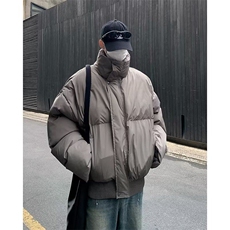 棉服男韩版潮流高街帅加厚保暖2024冬季新款ins棉衣外套MF090-P85，男装棉衣，星座412-2