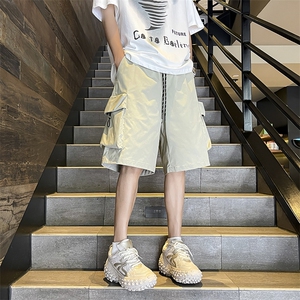 主推 工装短裤情侣宽松户外防水速干五分裤 K836特P35 控55图片