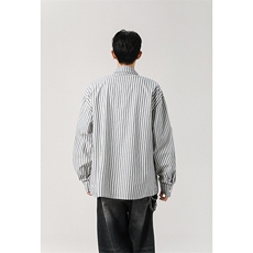 CS7145-P46特控78大码高品质美式刺绣笑脸衬衫外套防晒衣，男装衬衫，电商D232