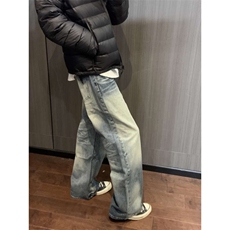【现货】春季新款美式cleanfit直筒牛仔裤猫须长裤K02-特p48，男装牛仔裤，星座610A