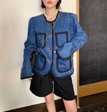 【现货】欧货小香风牛仔，其它，悠奈尔