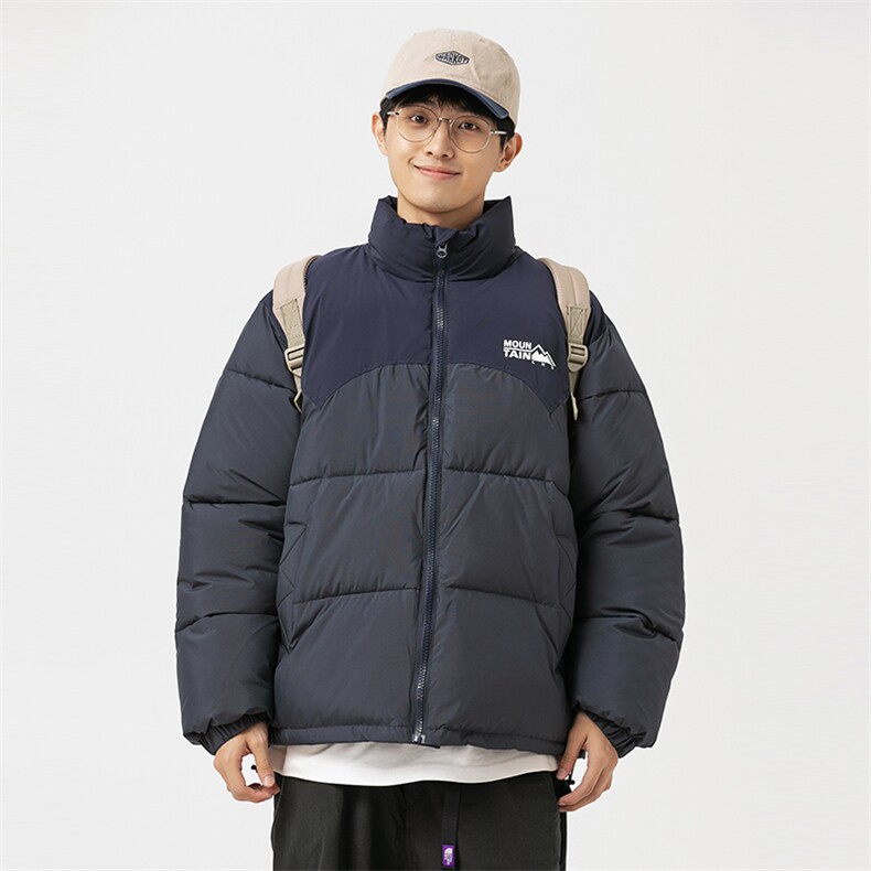 2026冬季新款男日系潮牌拼色宽松休闲棉服加厚外套MY362-F138,男装棉衣,电商A101（原外27）