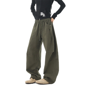 美式潮牌高街vibe宽松休闲裤新款百搭工装裤06 XZ211-1-K2568-P60图片