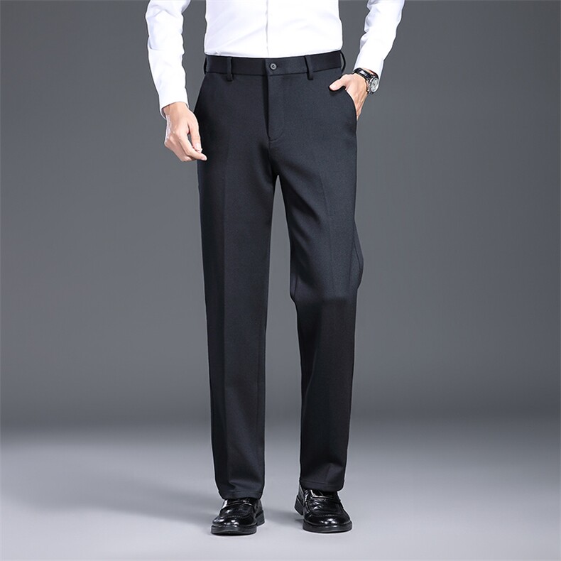 CD6701钱塘2020-2新款中老年男士商务休闲西裤直筒百搭长裤P96,男装休闲裤,钱塘207-2