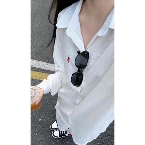 夏季新款棉麻休闲松弛感老钱风慵懒简约长袖衬衫套装TZ559 P75图片