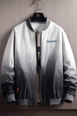 渐变休闲夹克宽松外套男日系情侣款棒球服上衣DS858T，男装夹克，电商A102