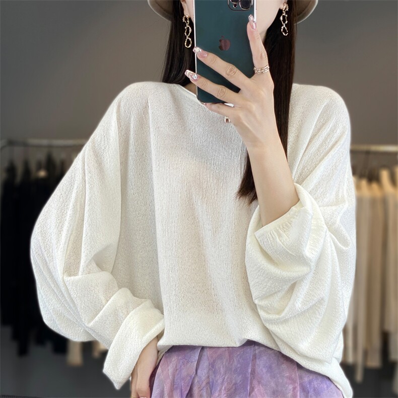 知性优雅10%羊毛衫女秋冬季长袖打底衫显瘦百搭上衣图片
