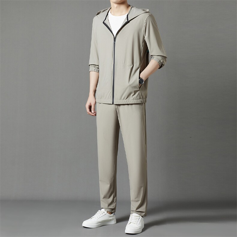 AFW1880206锦氨春秋男运动服运动套装2件套主推数据好长期款,女装套装/套裙,钱塘207-3