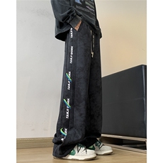 大量现货压痕扎染脏脏裤休闲长裤直筒特批P45控78，男装休闲裤，电商D205